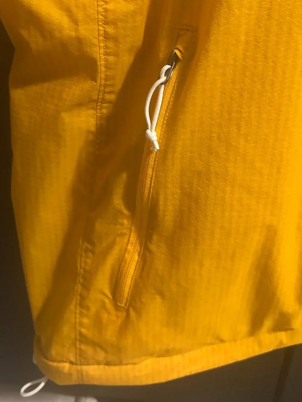 The North Face Yellow Coyote Tower Fleece-Lined Rain Jacket Men's XL